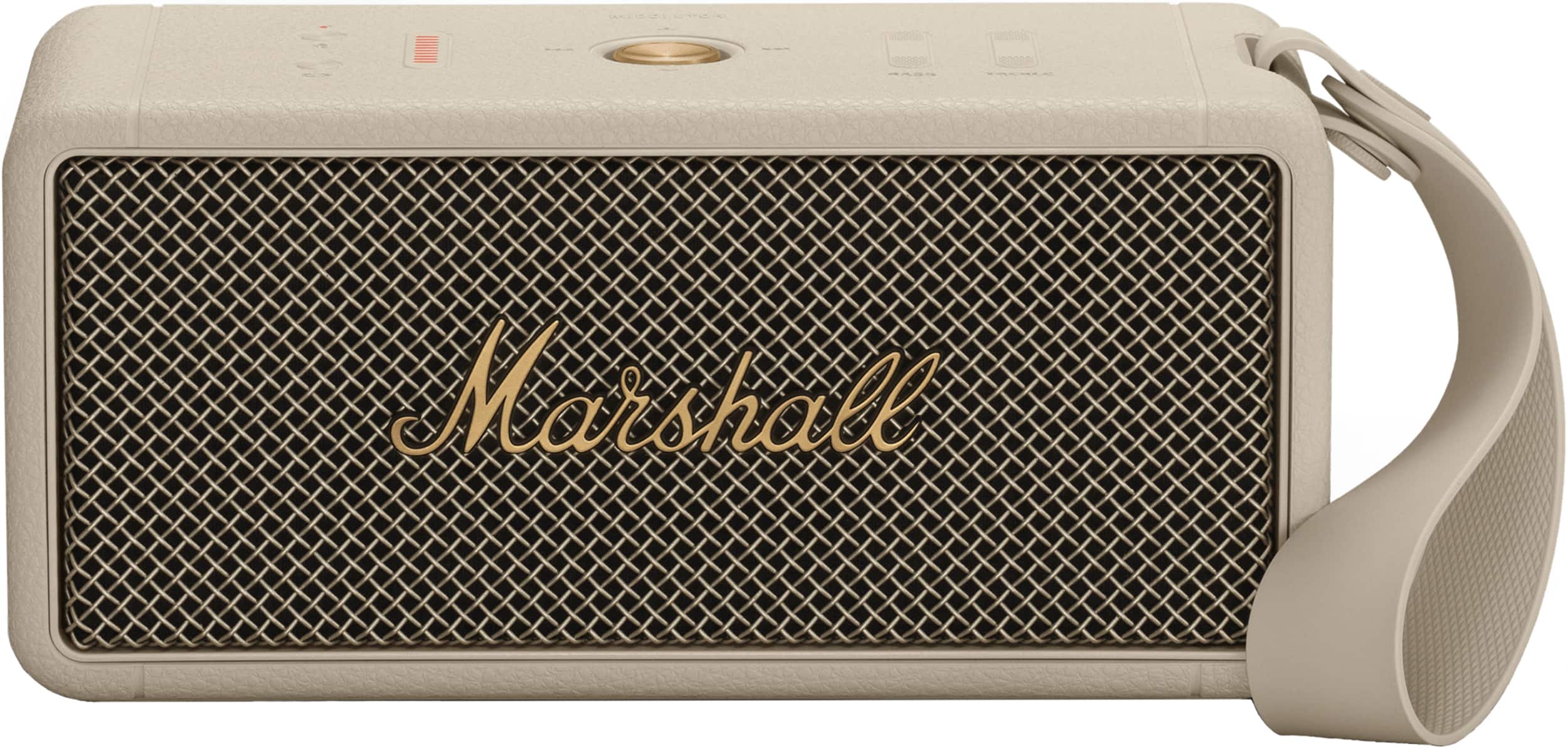 Marshall - Middleton Portable Bluetooth Speaker with Rugged Waterproof / Dust-proof Wireless Design - Black/Brass product im…