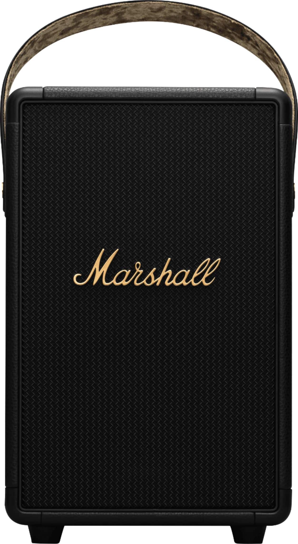 Marshall - Tufton Portable Wireless Bluetooth Speaker with Bass / Treble / Volume Controls and 3.5 mm Auxiliary Input - Blac…