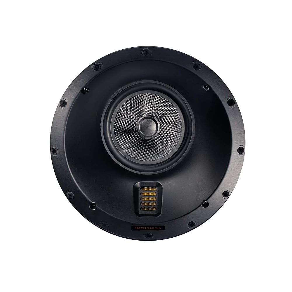 MartinLogan - Motion Series CI, 6.5" Midrange with Folded Motion Tweeter, 2-Way In-Ceiling Speaker (Each) - Paintable White…