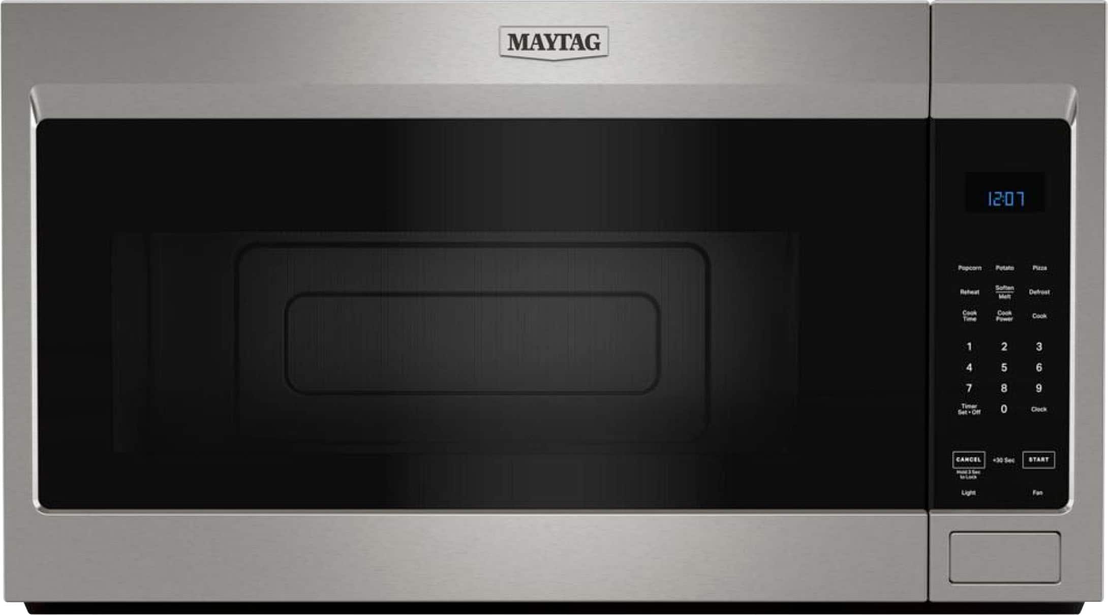 Maytag - 1.7 Cu. Ft. Over-The-Range Microwave with Non-Stick Interior Coating - Stainless Steel product image