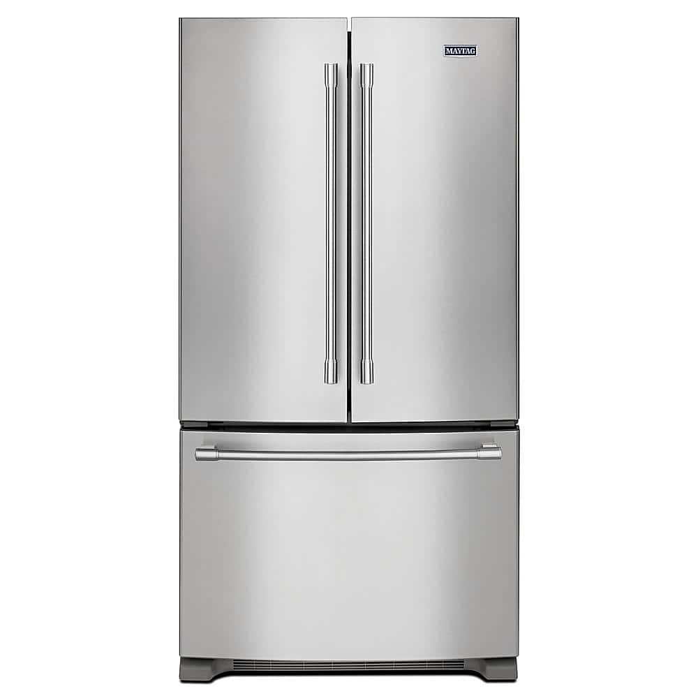 Maytag - 20 cu. ft. French Door Refrigerator with PowerCold Feature - Stainless Steel product image