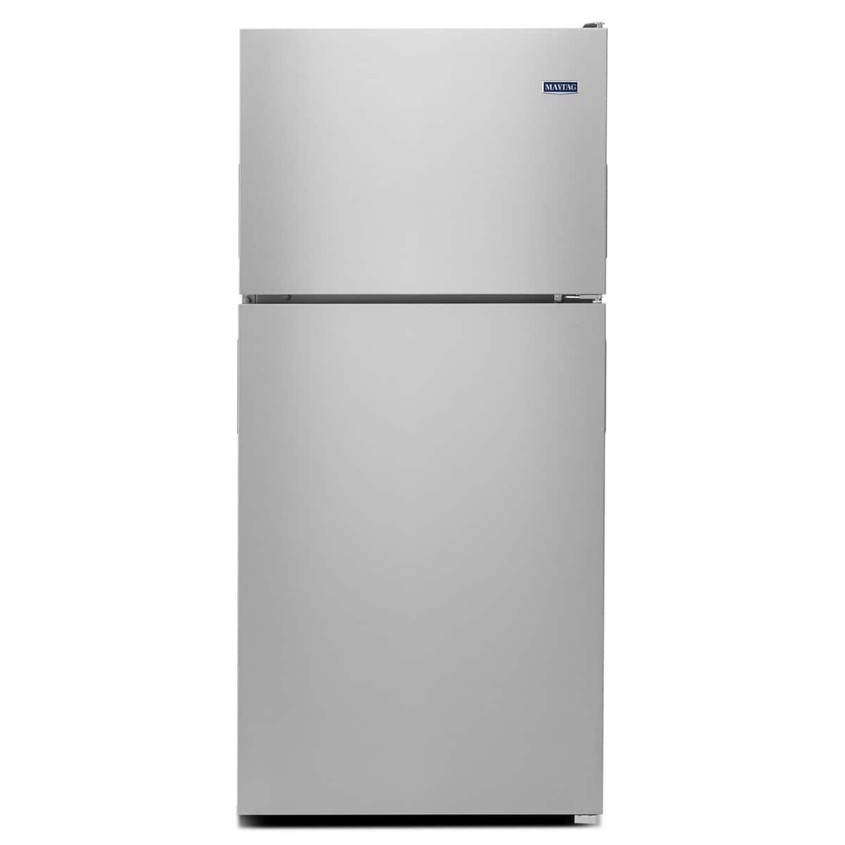 Maytag - 20.5 Cu. Ft. Top-Freezer Refrigerator - Fingerprint Resistant - Stainless Steel product image