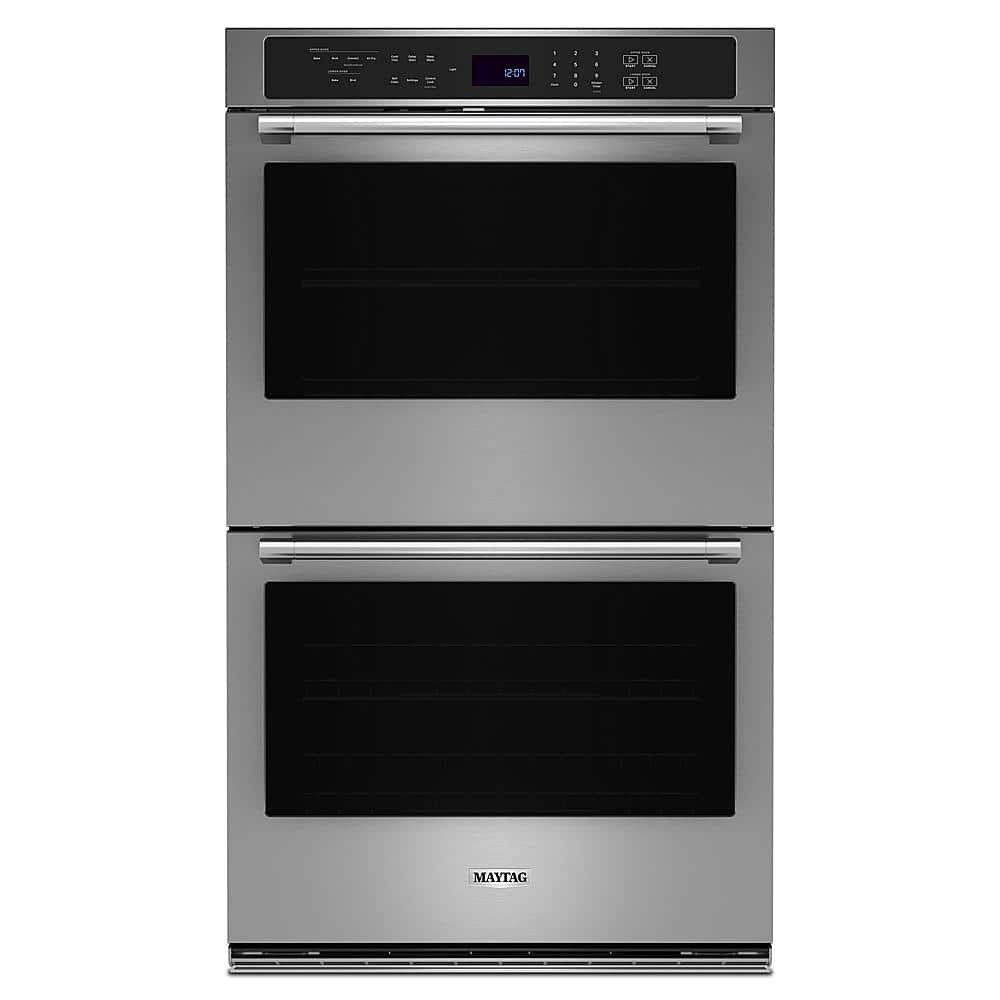 Maytag - 27" Built-In Electric Convection Double Wall Oven with Air Fry - Stainless Steel product image
