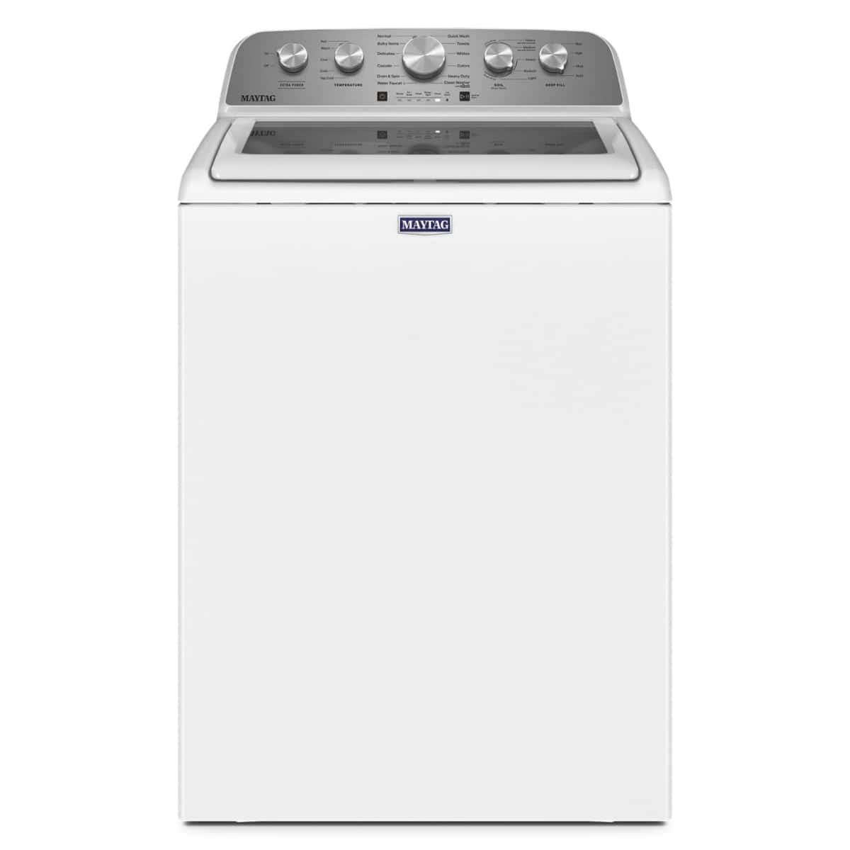 Maytag - 4.8 Cu. Ft. High Efficiency Top Load Washer with Steam and Extra Power Button - White product image