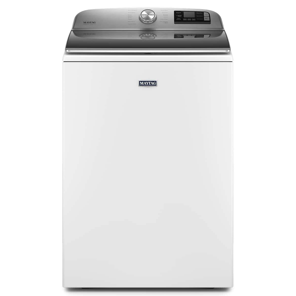 Maytag - 5.3 Cu. Ft. High Efficiency Smart Top Load Washer with Extra Power Button - Metallic Slate product image