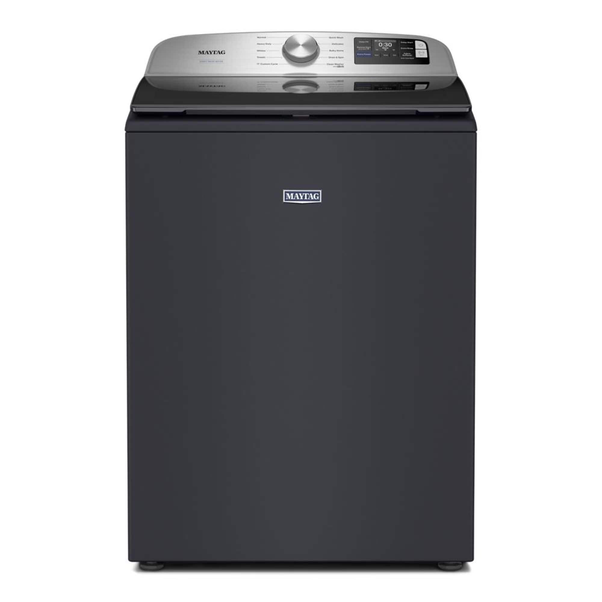 Maytag - 5.3 Cu. Ft. Smart Top Load Impeller Washer with Extra Power - Midnight Steel product image
