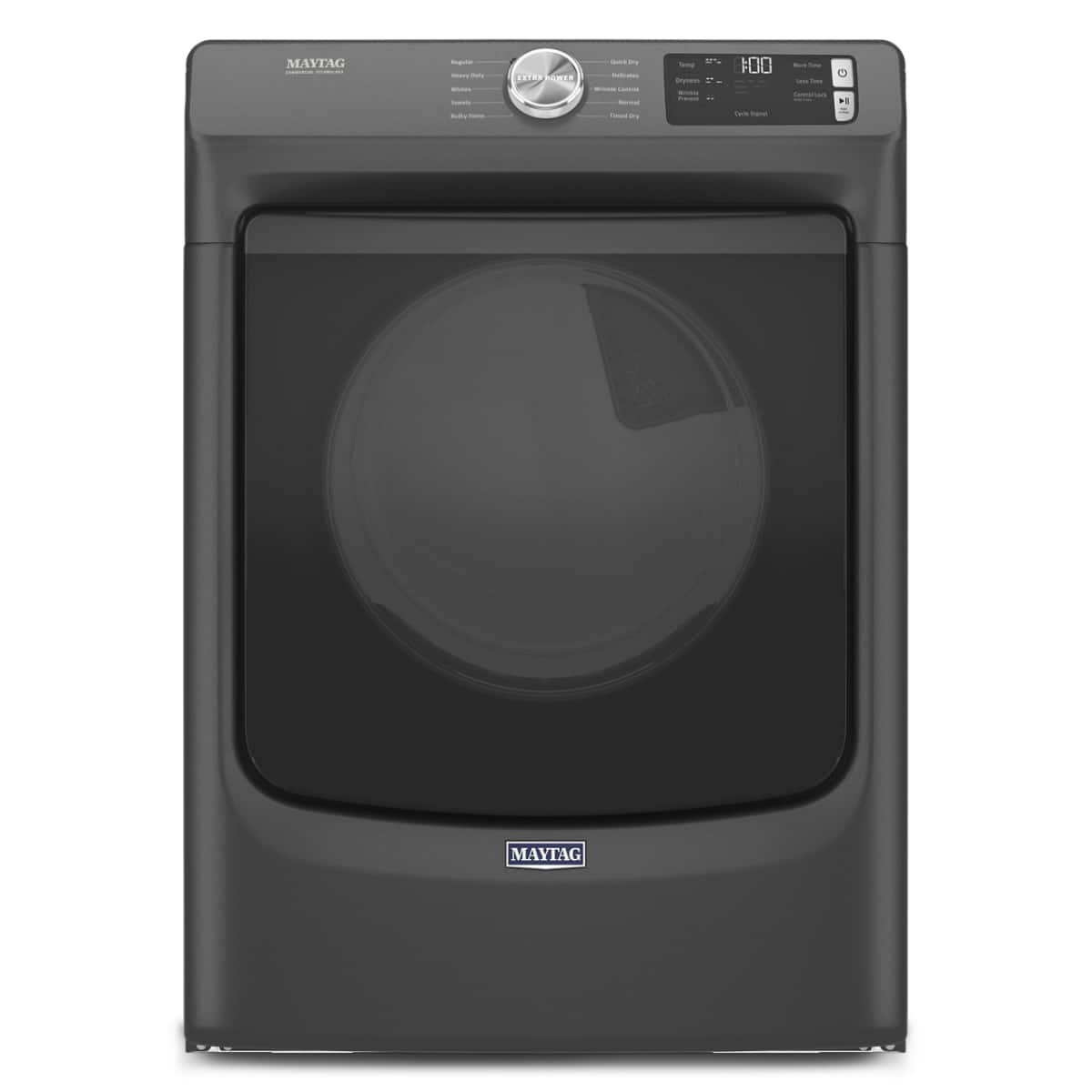 Maytag - 7.3 Cu. Ft. Stackable Electric Dryer with Extra Power Button - Volcano Black product image