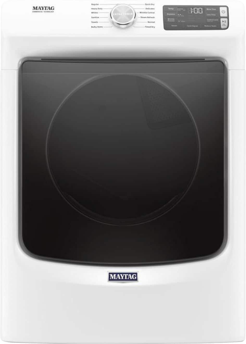 Maytag - 7.3 Cu. Ft. Stackable Gas Dryer with Extra Power Button - White product image