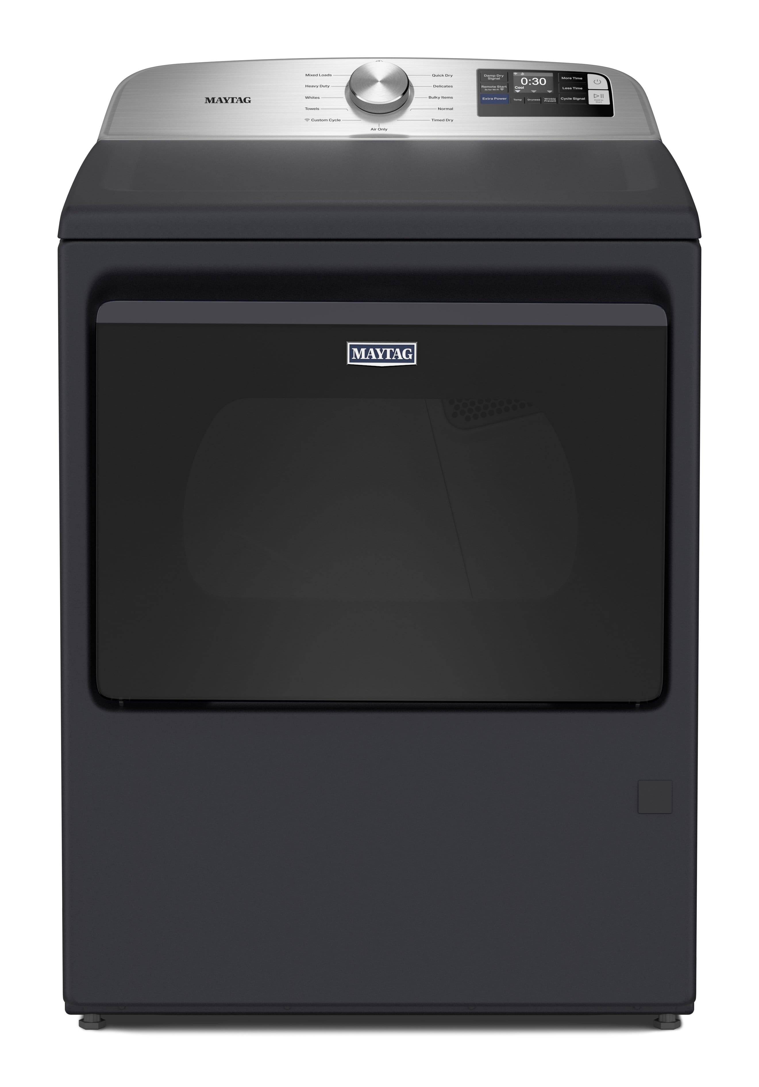 Maytag - 7.4 Cu. Ft. Smart Electric Dryer with Extra Power and Advanced Moisture Sensing - Classic SIlver product image