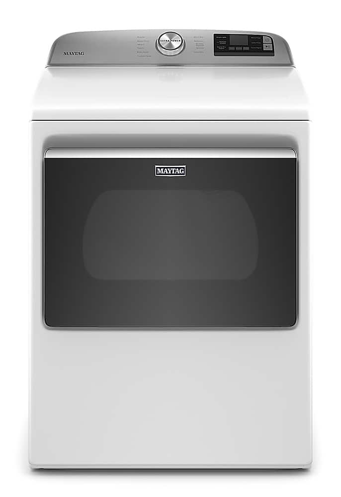Maytag - 7.4 Cu. Ft. Smart Electric Dryer with Extra Power Button - White product image