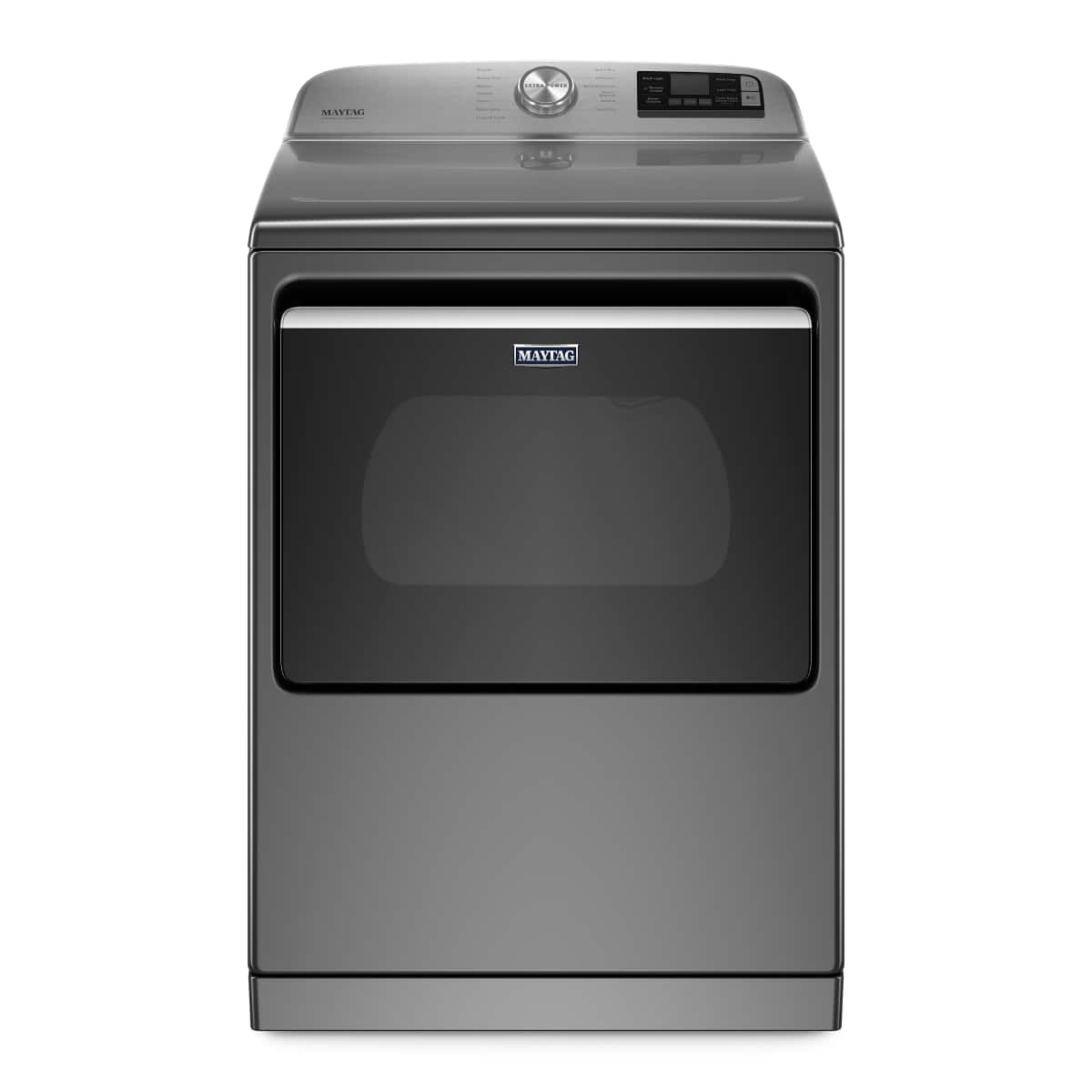 Maytag - 7.4 Cu. Ft. Smart Electric Dryer with Steam and Extra Power Button - Metallic Slate product image