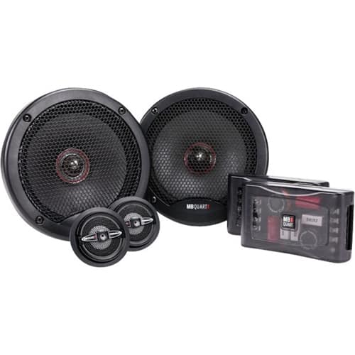 MB Quart - Premium 6-1/2" 2-Way Car Speakers with Aerated Paper Cones (Pair) - Black product image