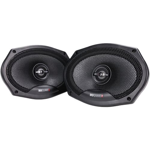 MB Quart - Premium 6" x 9" 2-Way Car Speakers with Aerated Paper Cones (Pair) - Black product image