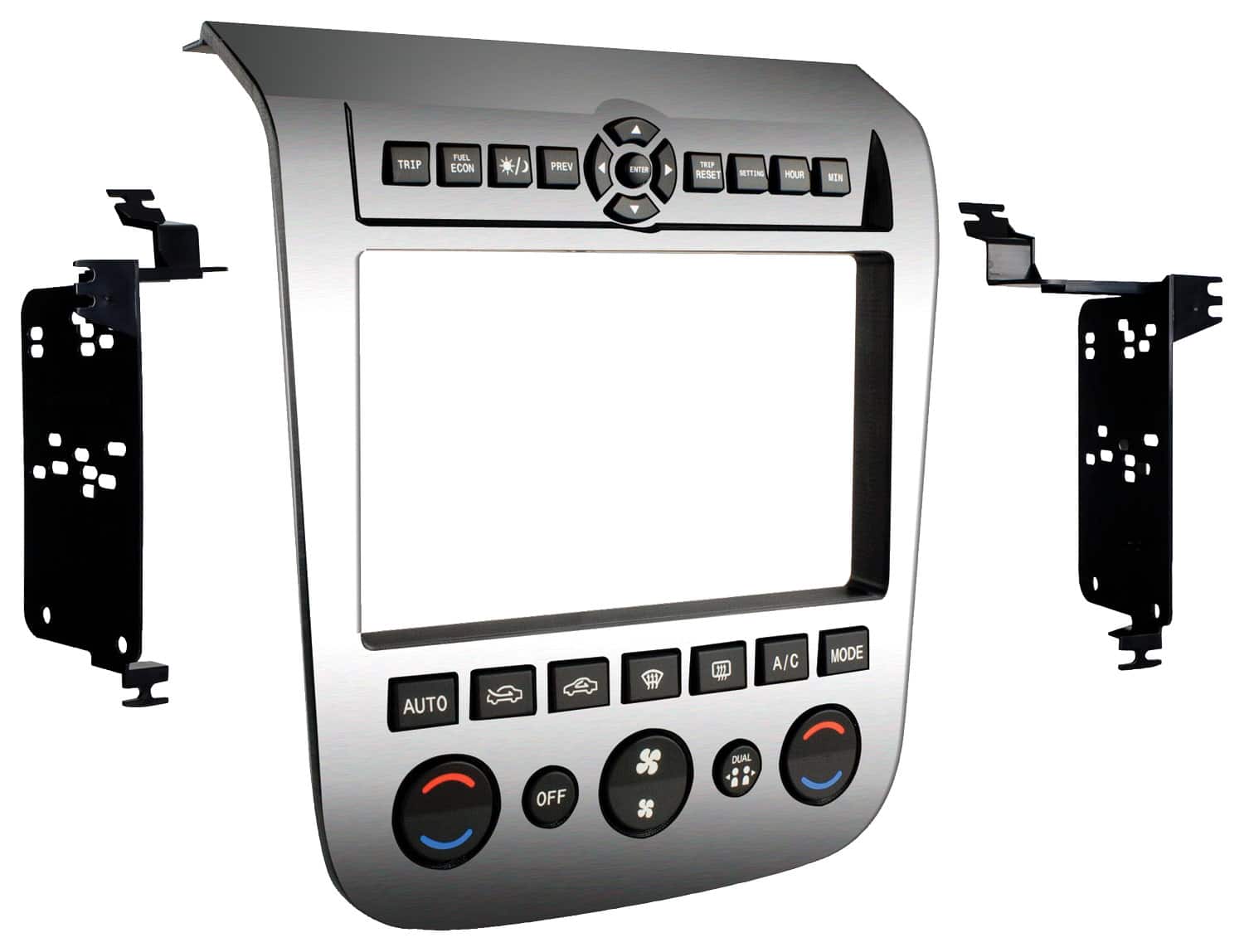 Metra - Dash Kit for Select 2003-2007 Nissan Murano DIN DDIN - Brushed Aluminum product image