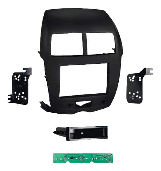 Metra - Dash Kit for Select 2011-2014 Mitsubishi Outlander DIN DDIN - Black product image