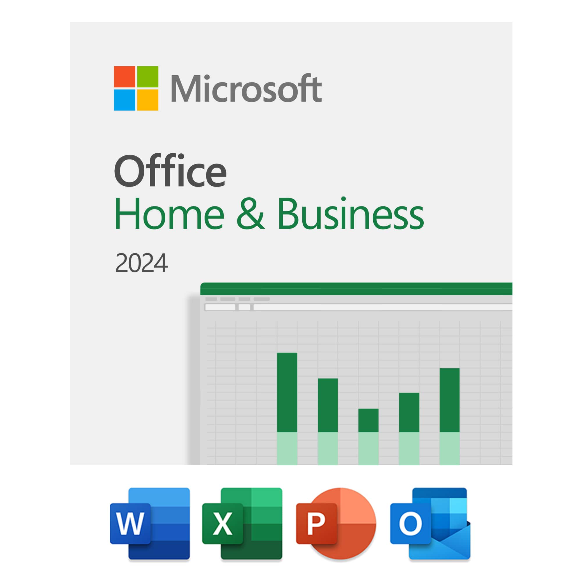 Microsoft - Office Home & Business 2024 (1 Device) - Windows, Mac OS [Digital] product image
