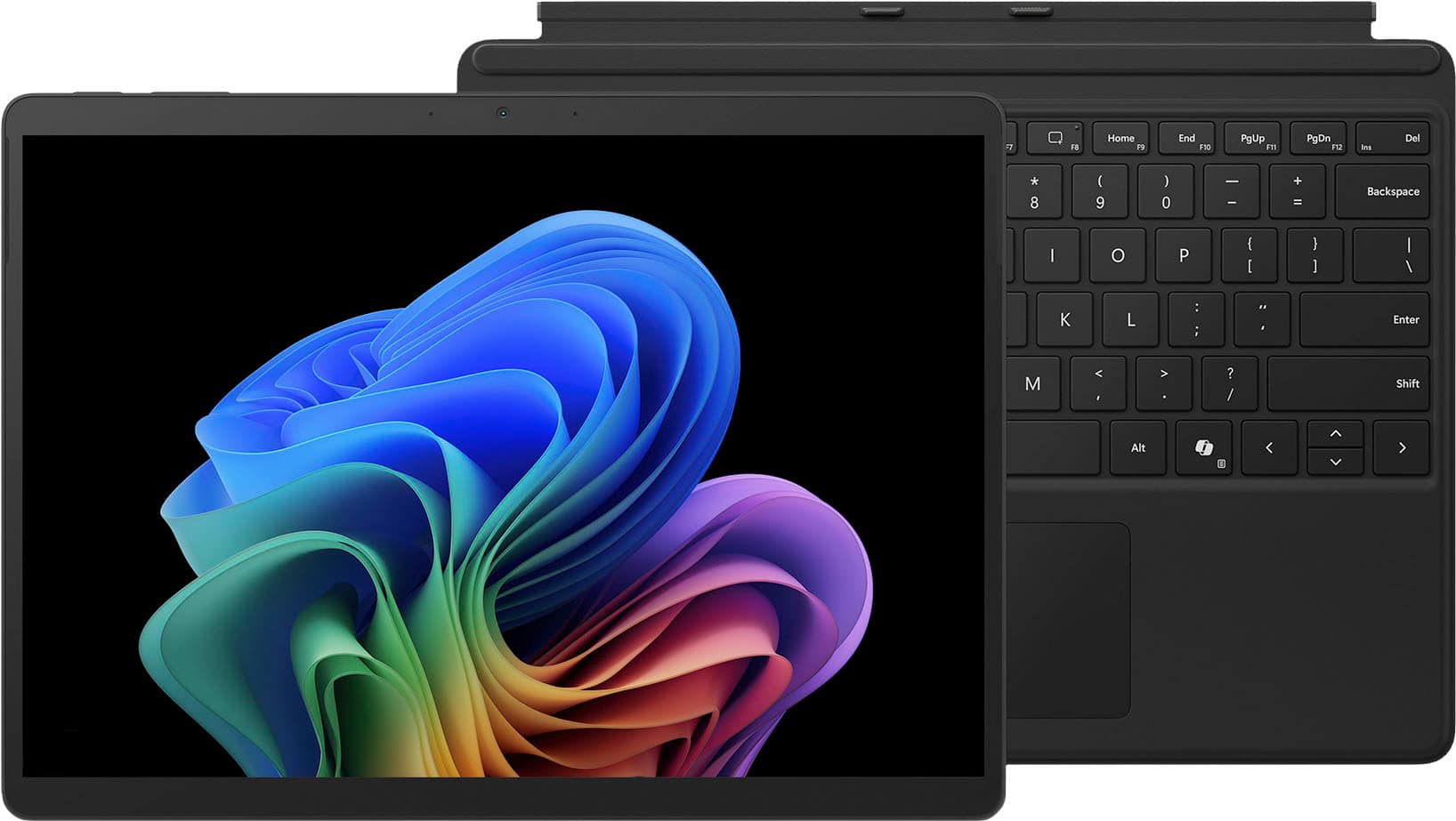 Microsoft - Surface Pro - Copilot+ PC - 13” - Snapdragon X Plus 10 Core - 16GB RAM - 512GB SSD - Device+Keyboard Bundle - Bl…