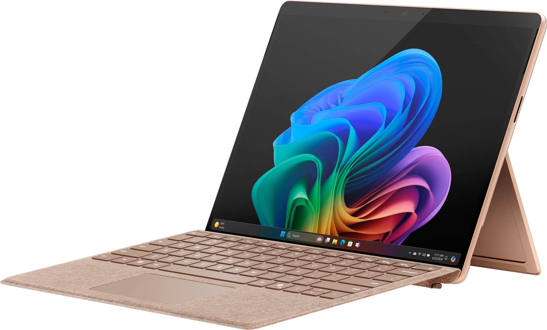 Microsoft - Surface Pro - Copilot+ PC - 13” Touchscreen - Snapdragon X Plus - 16GB Memory - 256GB SSD - Device Only (11th Ed…
