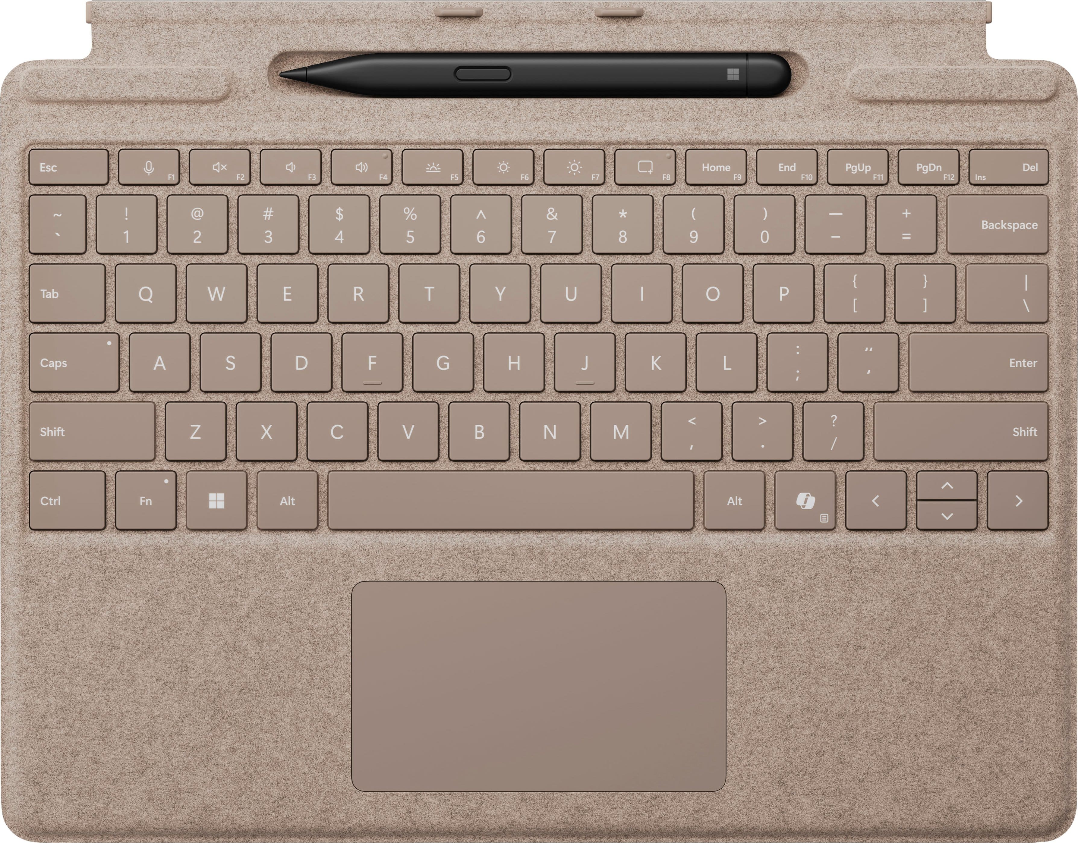 Microsoft - Surface Slim Pen (2nd Edition) and Pro Keyboard for Pro (11th Edition), Pro 9, and Pro 8 - Dune product image