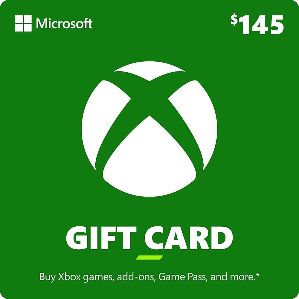 Microsoft - Xbox $145 Gift Card [Digital] product image