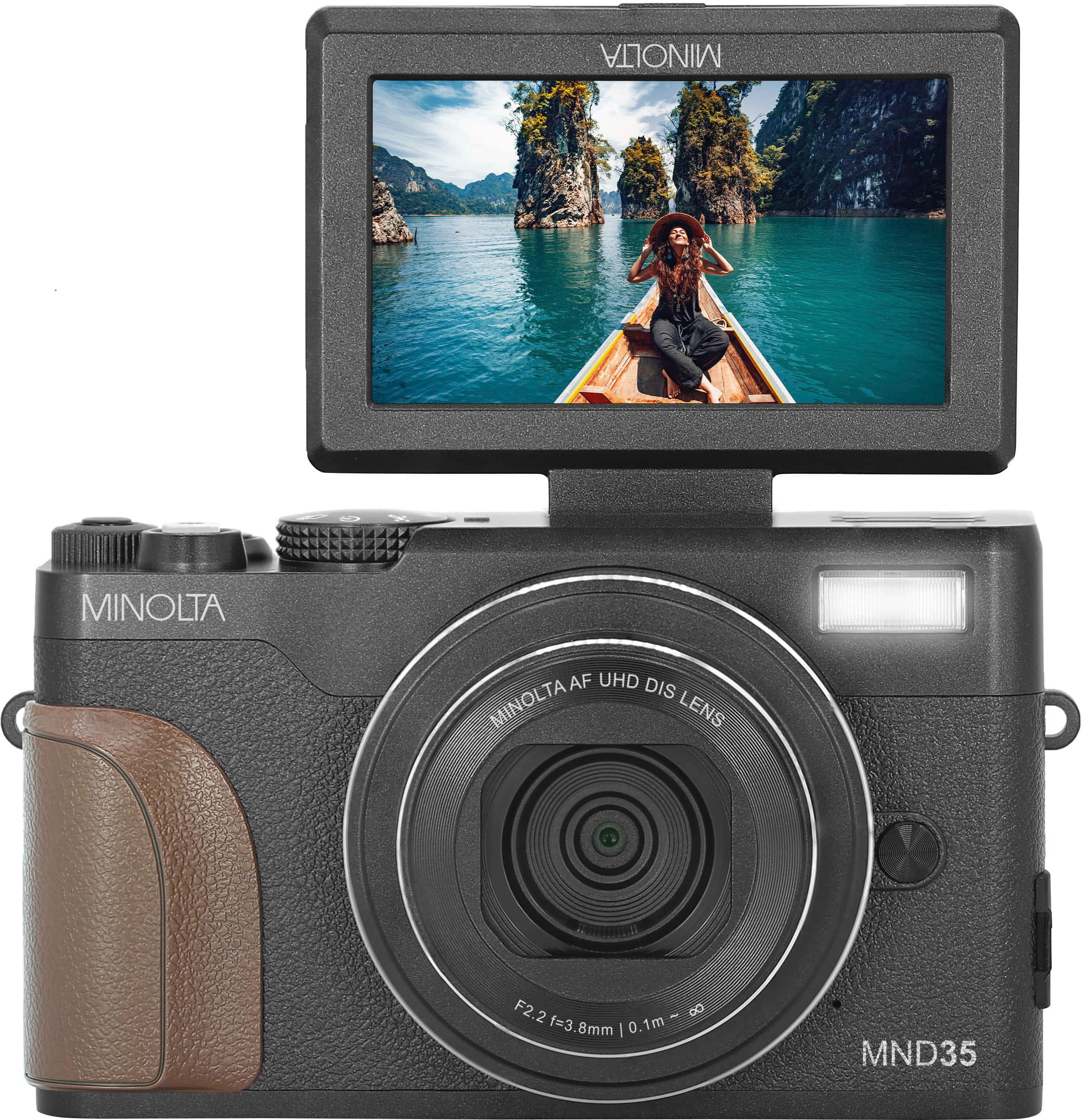 Minolta - MND35 64.0 Megapixel 4K Video Digital Camera - Black product image