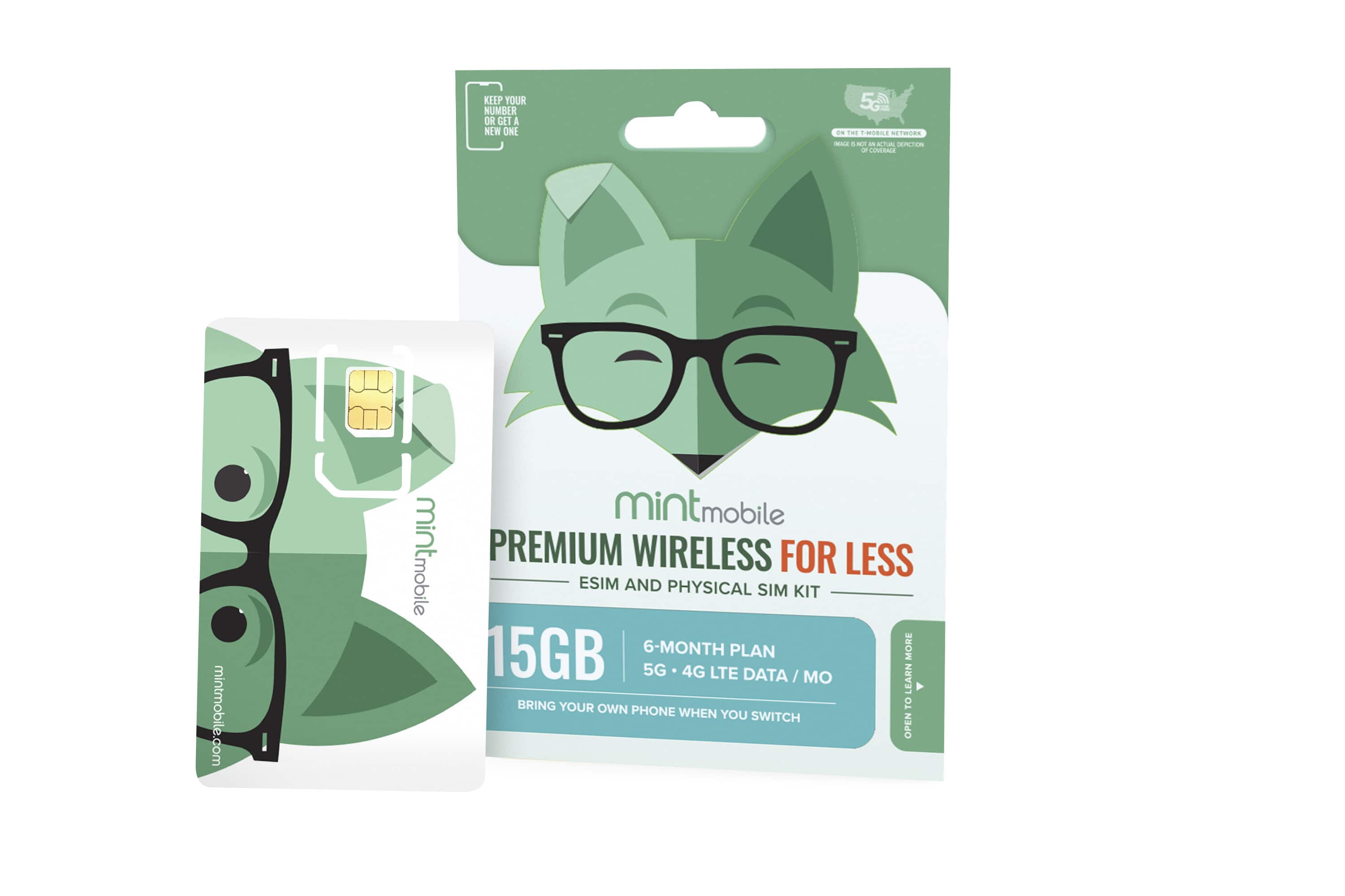 Mint Mobile - 15GB/mo Phone Plan - 6-Months of Wireless Service product image