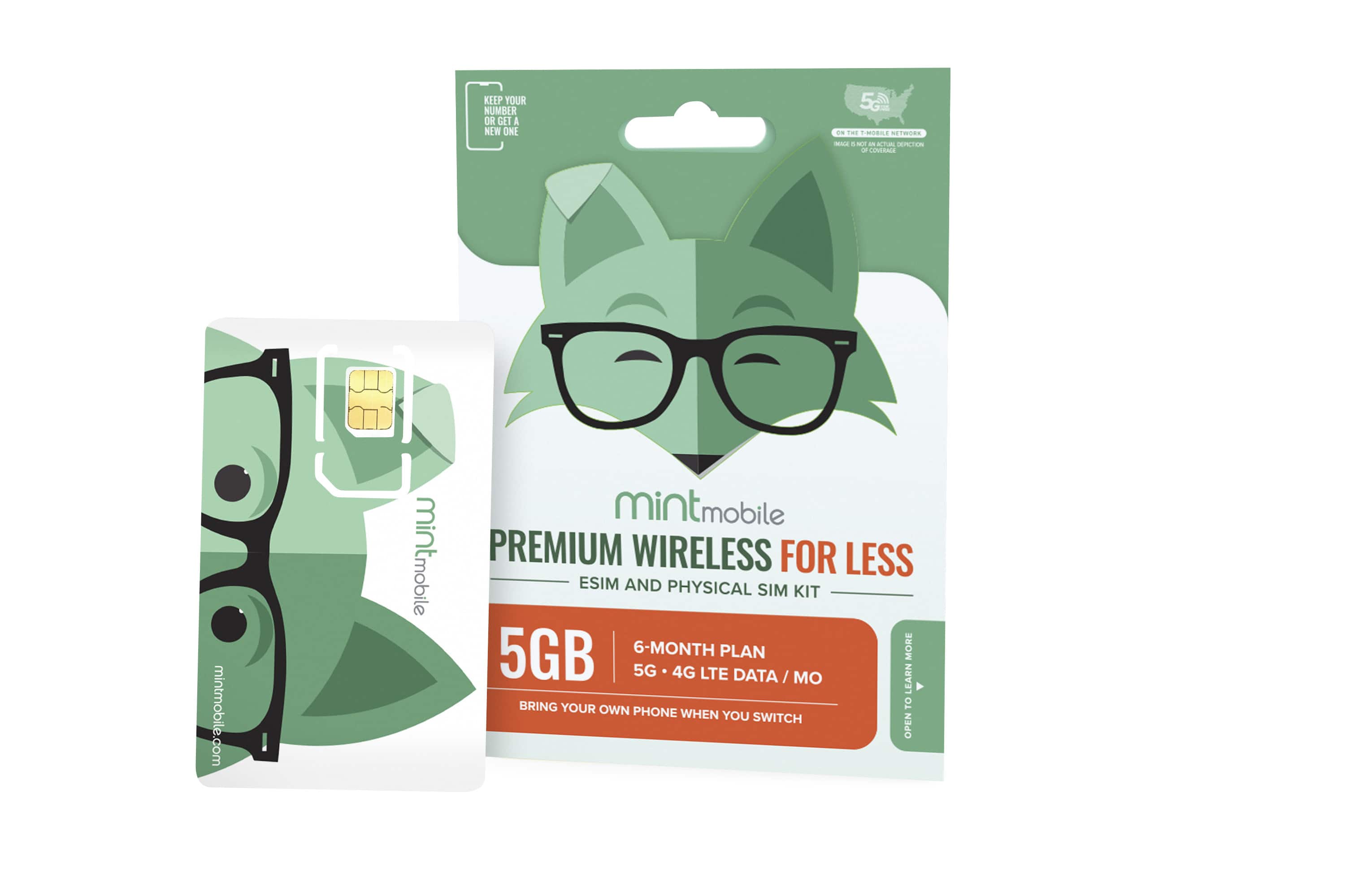 Mint Mobile - 5GB/mo Phone Plan - 6-Months of Wireless Service product image