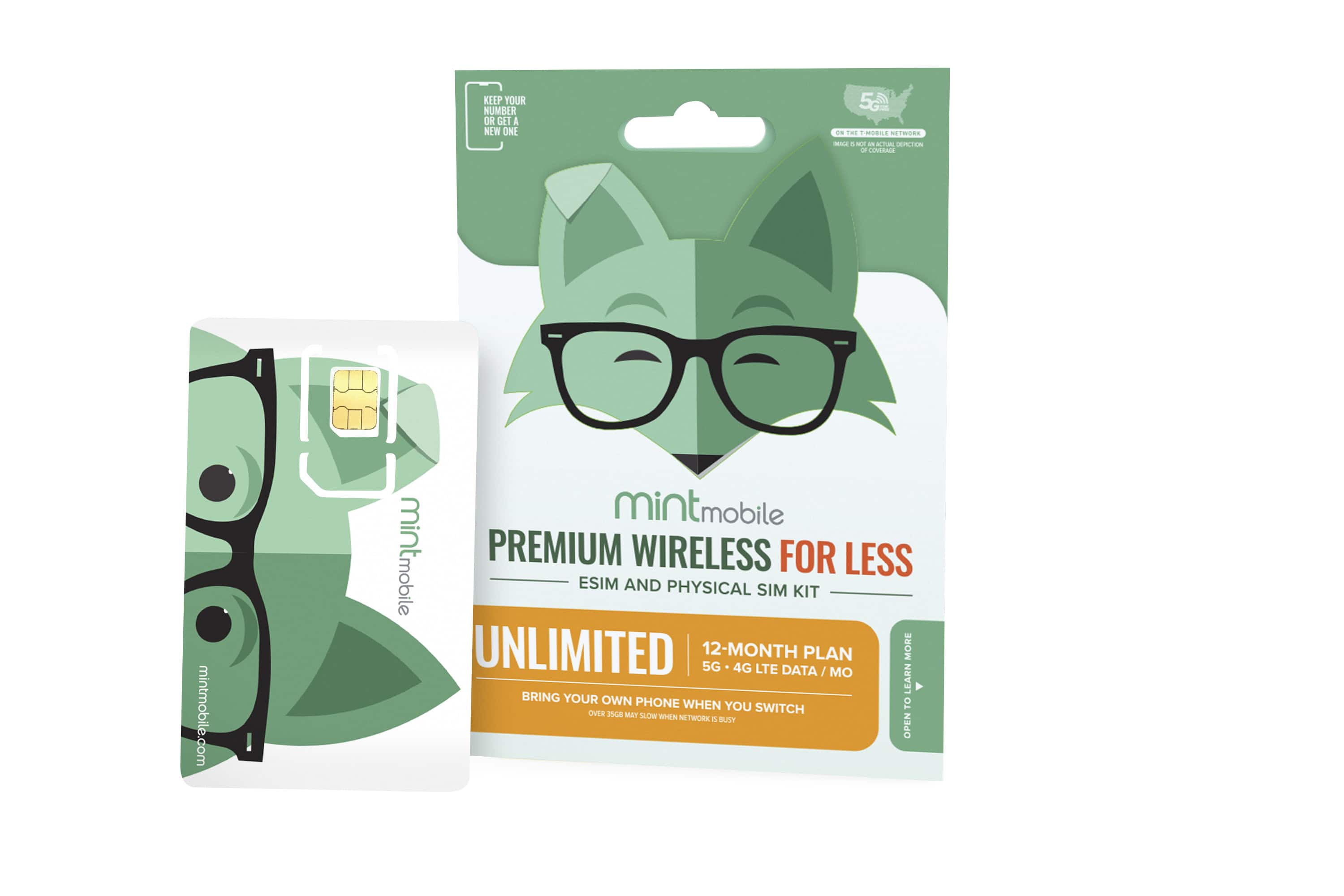 Mint Mobile - Unlimited Phone Plan - 12 Months of Wireless Service product image