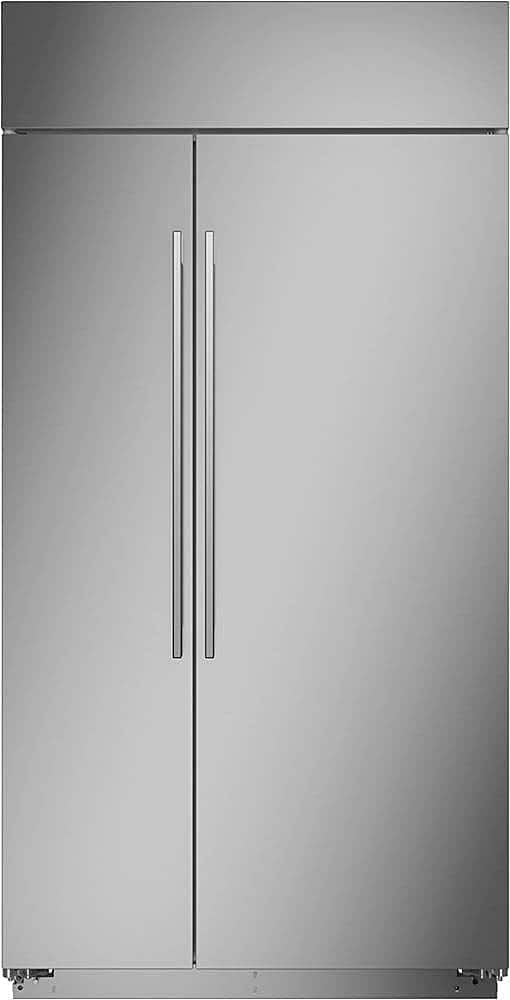 Monogram - 25.1 Cu. Ft. Side-by-Side Built-In Smart Refrigerator with Advanced Temperature Management System - Custom Panel…
