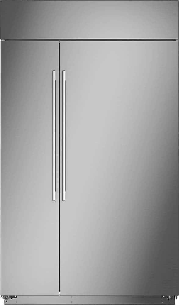 Monogram - 29.5 Cu. Ft. Side-by-Side Built-In Smart Refrigerator with Water Filtration - Stainless Steel product image