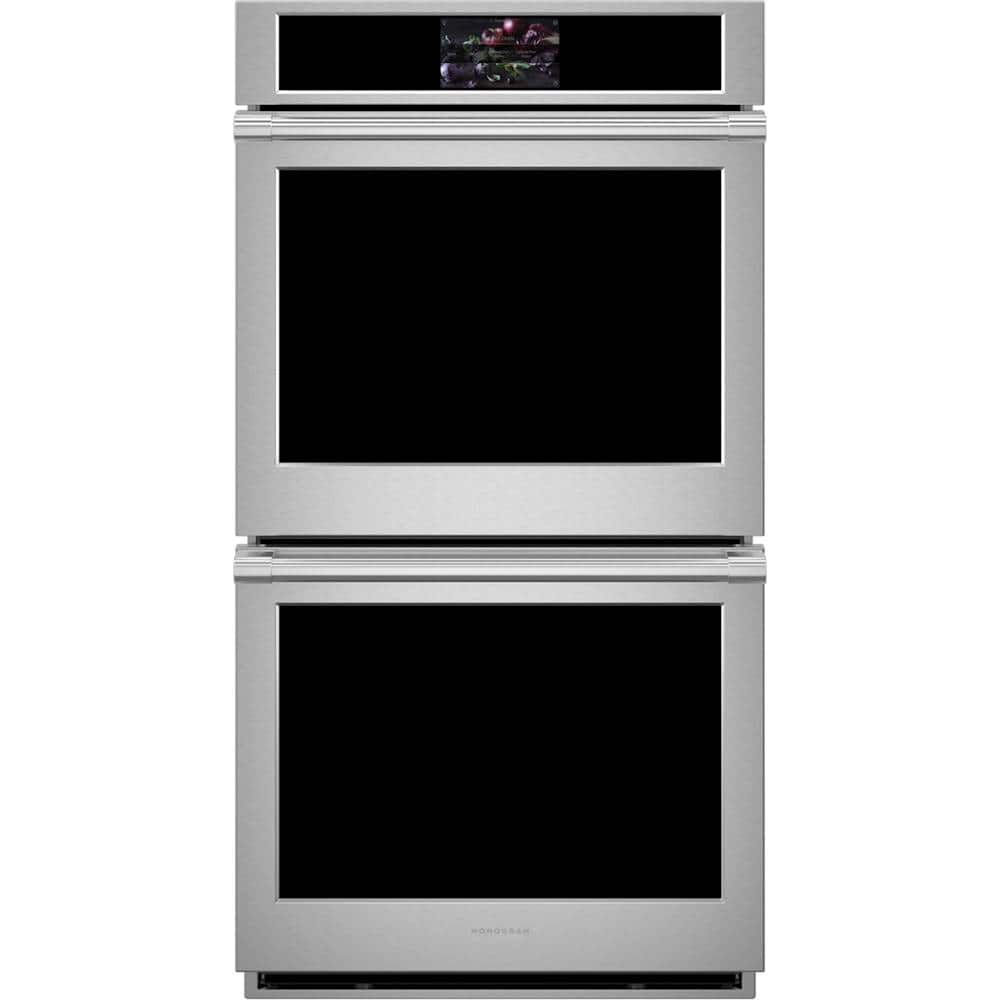 Monogram - Statement Collection 27" Built-In Double Electric Convection Wall Oven with LCD Controls - Stainless Steel produc…