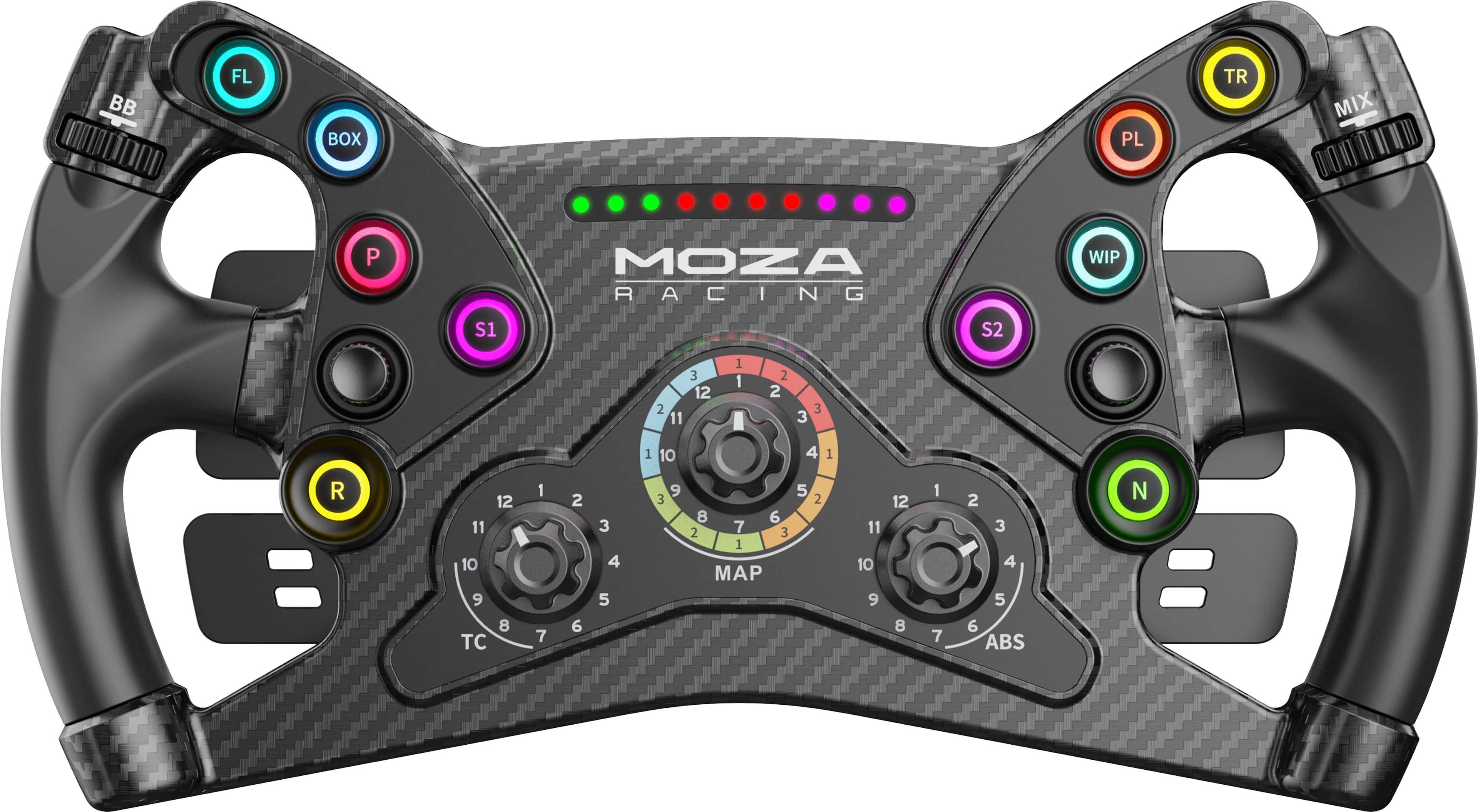 Moza Racing - KS Sim Racing GT Style Steering Wheel for Windows - Black product image