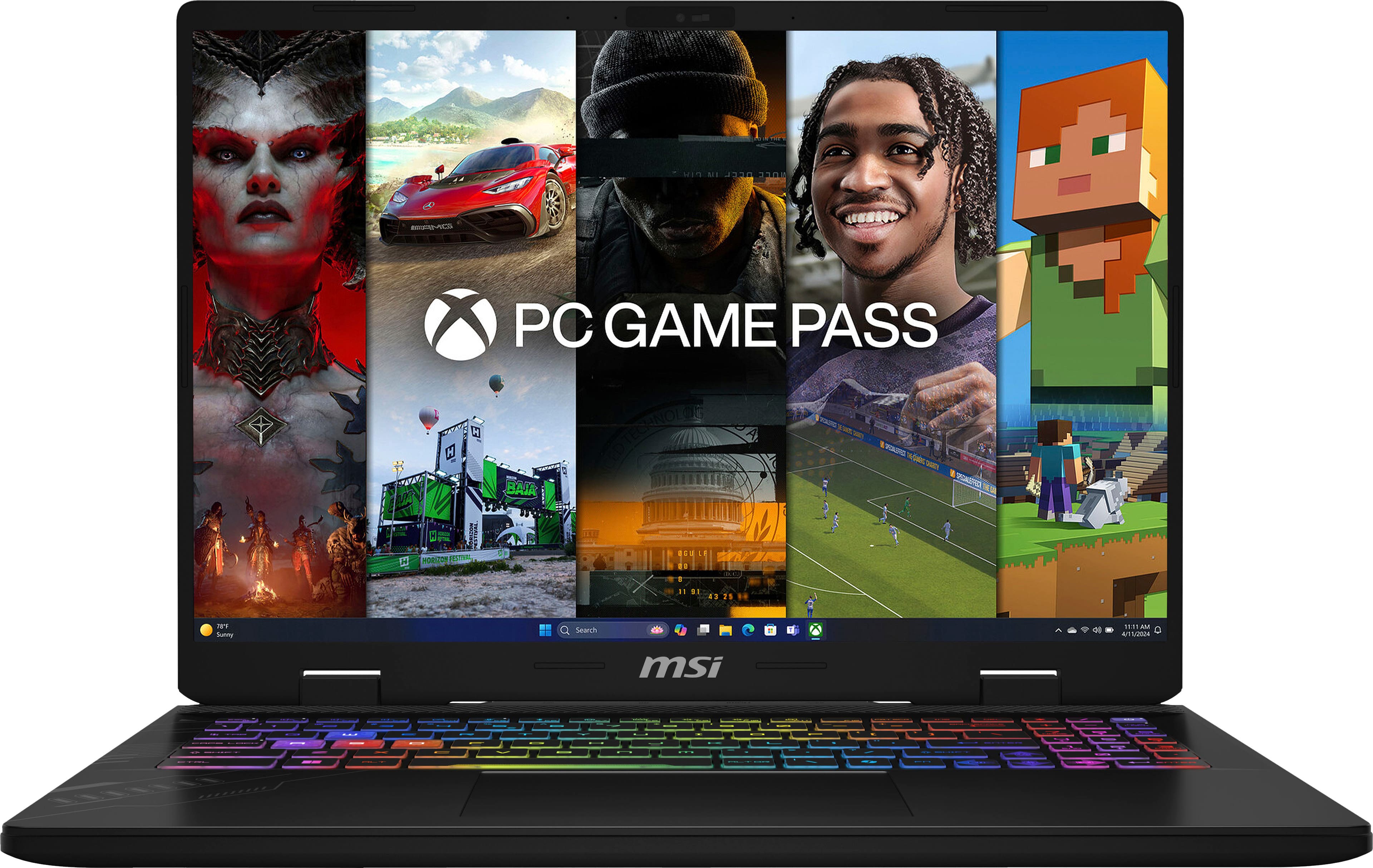 MSI - Crosshair 16" 144hz FHD+ Gaming Laptop - Intel 14th Gen Core i7 with 16GB Memory -RTX 4070-1TB SSD - Cosmo Gray produc…