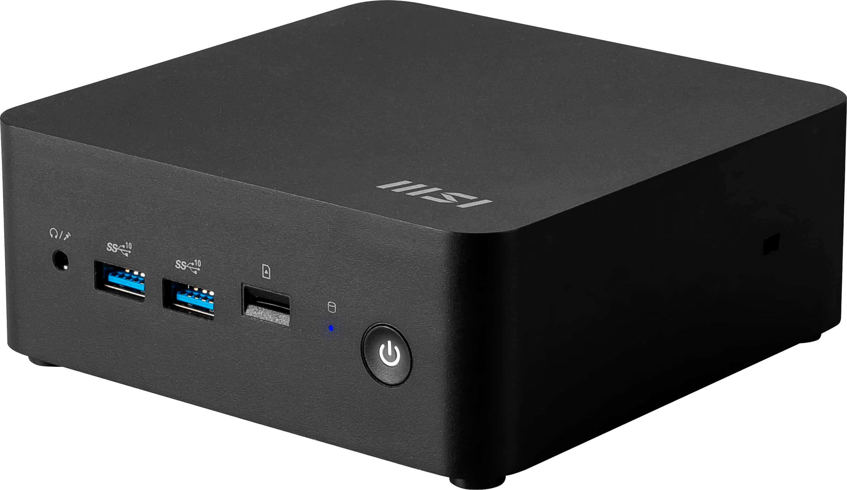 MSI - Cubi NUC 1MG Mini Desktop - Intel Core 3-100U 2024 - 16GB Memory - Intel Graphics - 500GB Storage - Black product image