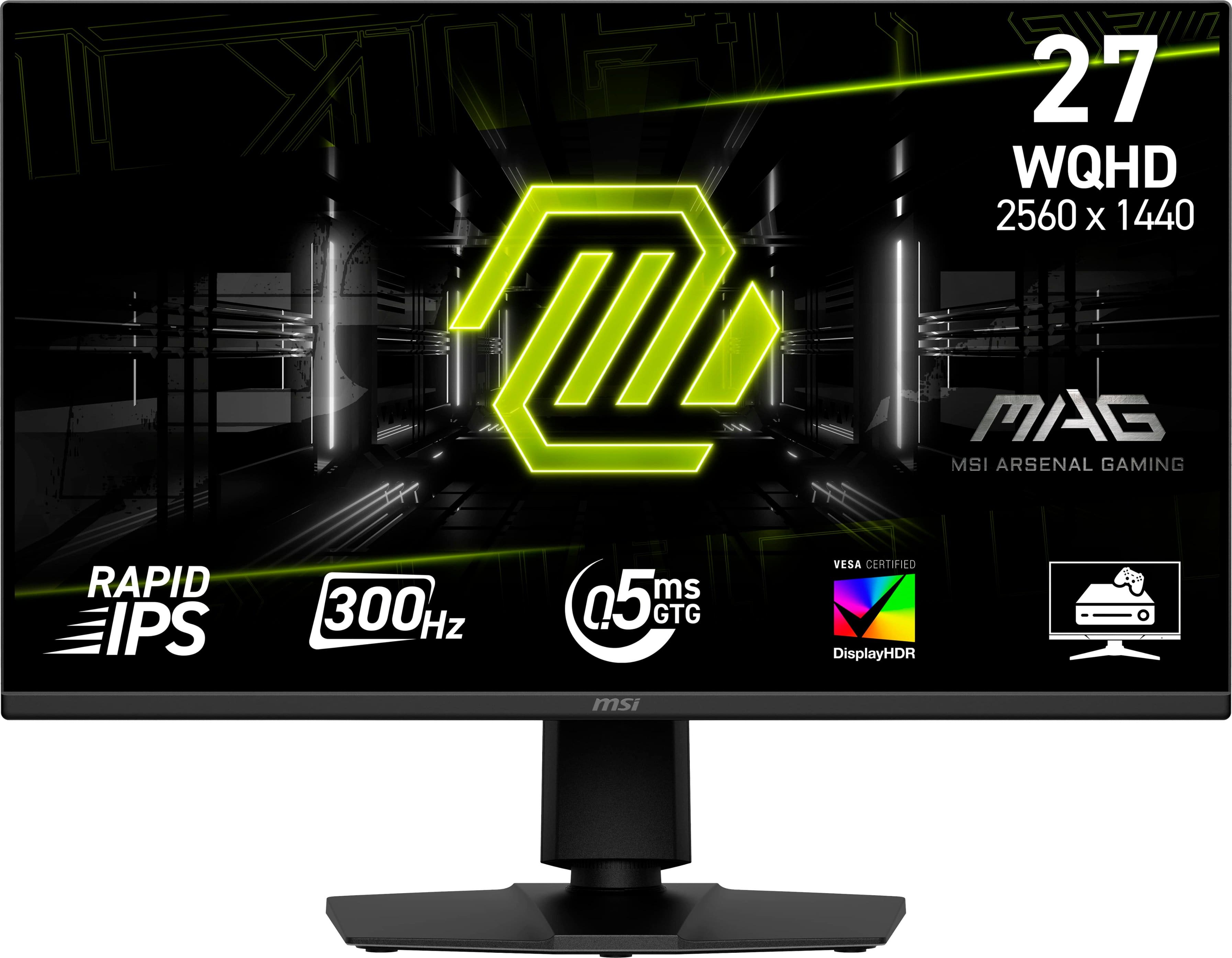MSI - MAG 275QPF X30 27" QHD 300Hz 1ms Adaptive Sync Gaming Monitor (DisplayPort, HDMI) - Black product image