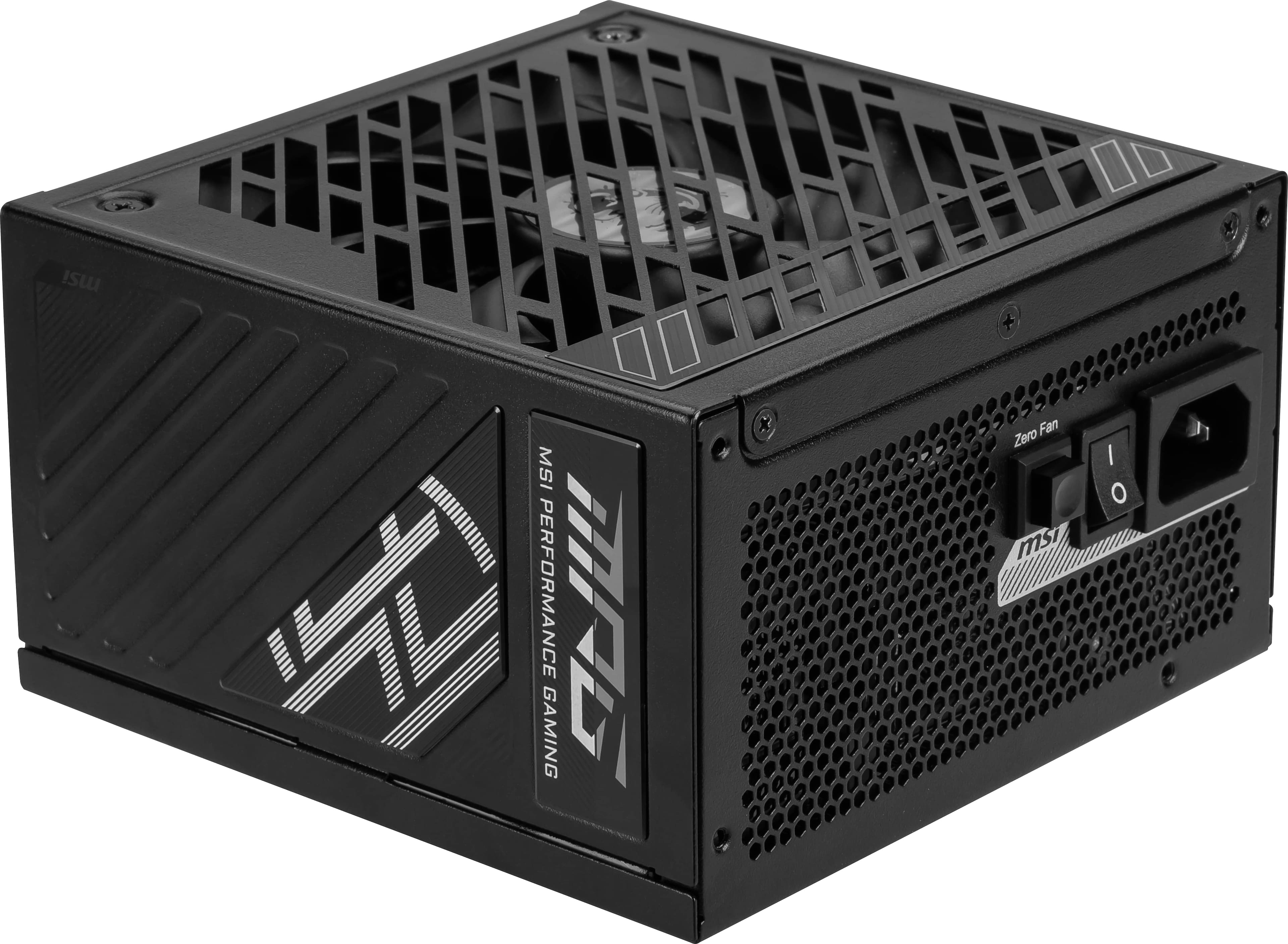 MSI - MPG A850GS PCIE5 850W ATX 3.1 &PCIe 5.1 Ready Full Modular 80 Plus Gold Gaming Power Supply - Black product image