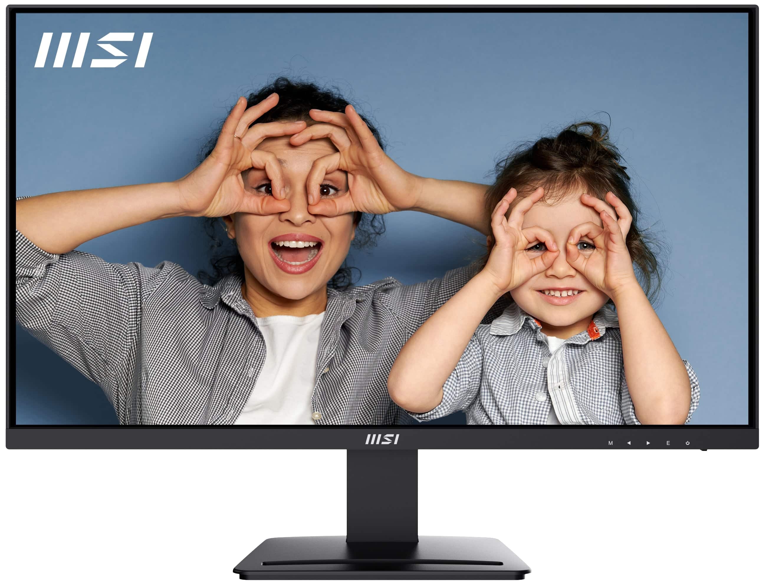 MSI - PRO MP273U 27" UHD 60Hz 4ms Adaptive Sync Monitor with HDR ready ,Built-in Speakers (DisplayPort, HDMI ) - Matte Black…