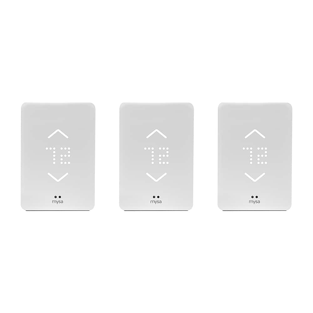 Mysa - Smart Programmable WiFi Thermostat (3-Pack) - White product image