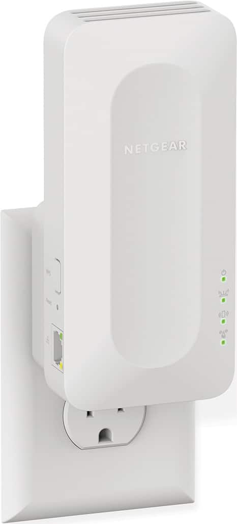NETGEAR - AX3000 Dual-Band Wi-Fi 6 Wall Plug Range Extender - White product image