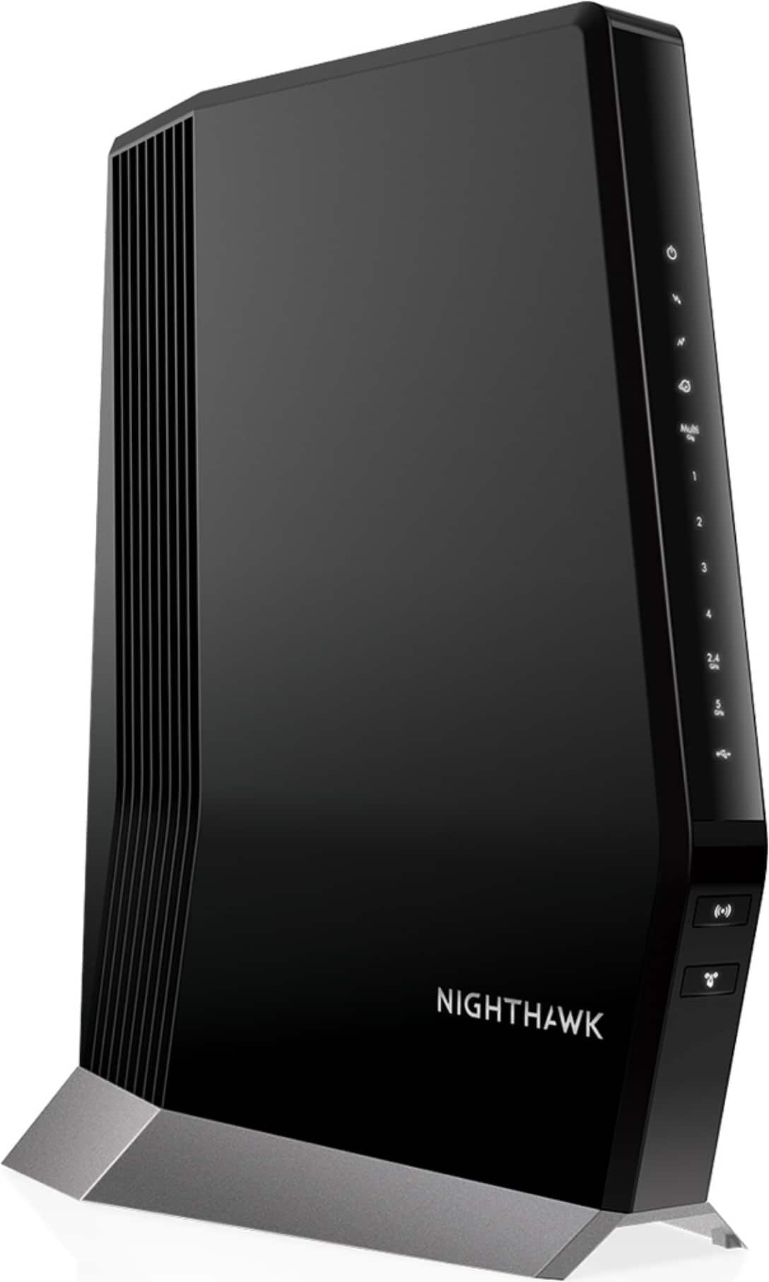 NETGEAR - Nighthawk AX6000 Wi-Fi 6 Router with DOCIS 3.1 Cable Modem - Black product image