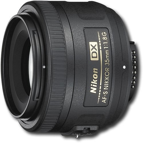 Nikon - AF-S DX NIKKOR 35mm f/1.8G Standard Lens - Black product image