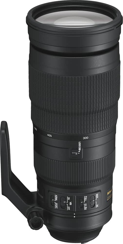 Nikon - AF-S NIKKOR 200-500mm f/5.6E ED VR Super Telephoto Zoom Lens - Black product image
