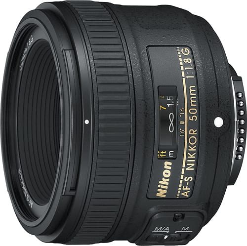 Nikon - AF-S NIKKOR 50mm f/1.8G Standard Lens - Black product image