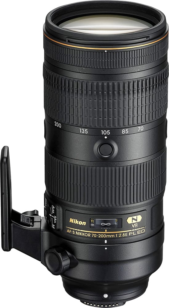 Nikon - AF-S NIKKOR 70-200mm f/2.8E FL ED VR Telephoto Zoom Lens for DSLR Cameras - Black product image