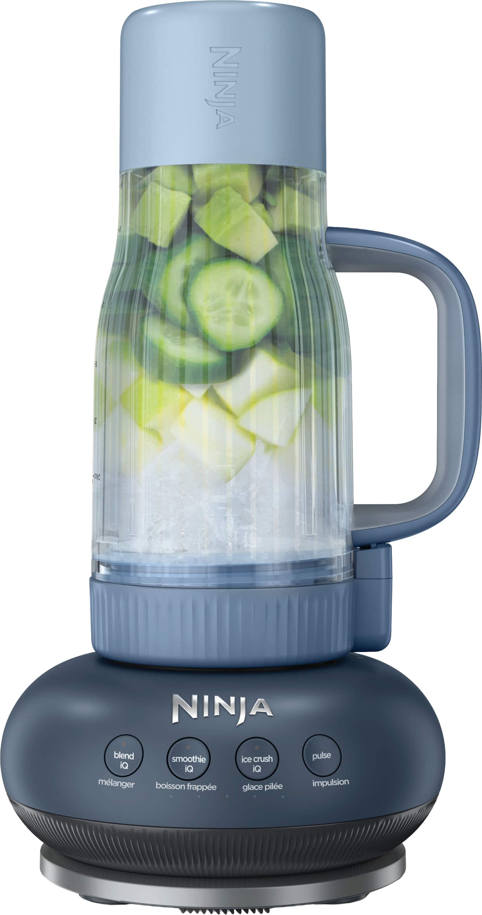 Ninja - BlendBOSS 26oz Tumbler Blender with Travel Tumbler, 1200 Peak Watts, Three AUTO IQ Programs - Cyberspace product ima…