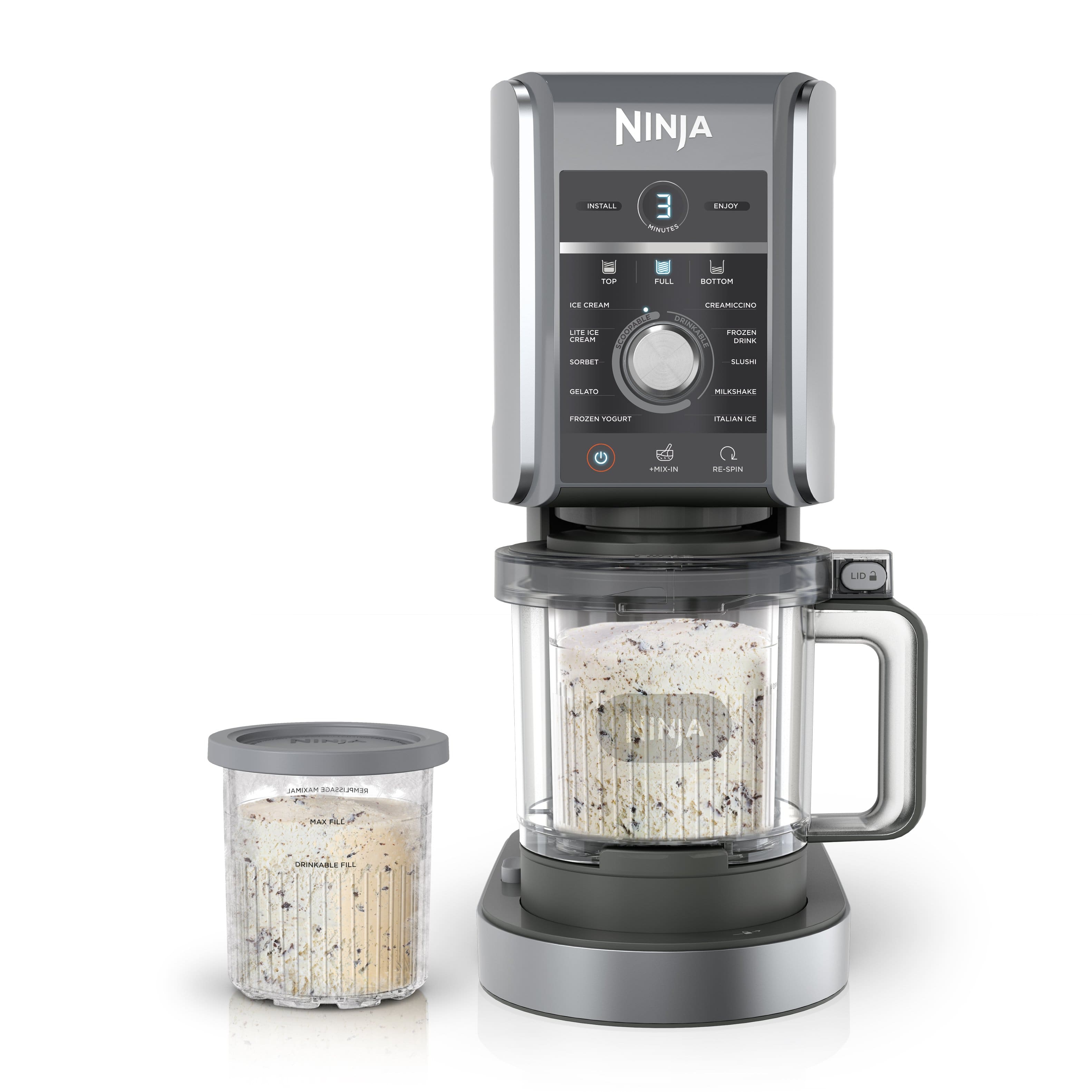 Ninja - CREAMi Deluxe 11-in-1 Ice Cream and Frozen Treat Maker - Silver product image