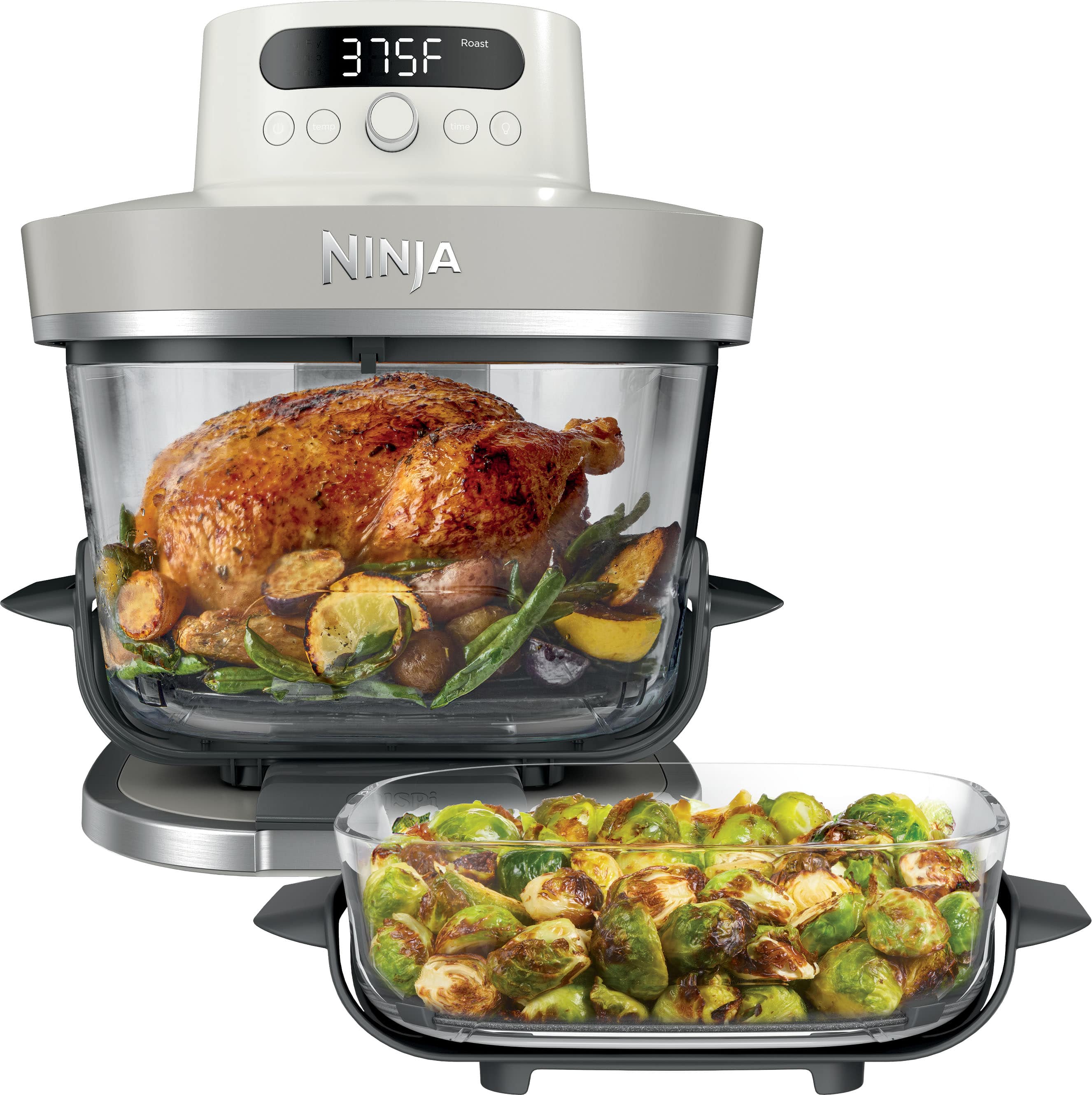 Ninja - Crispi Pro 6-in-1 Countertop Glass Air Fryer - Bone product image