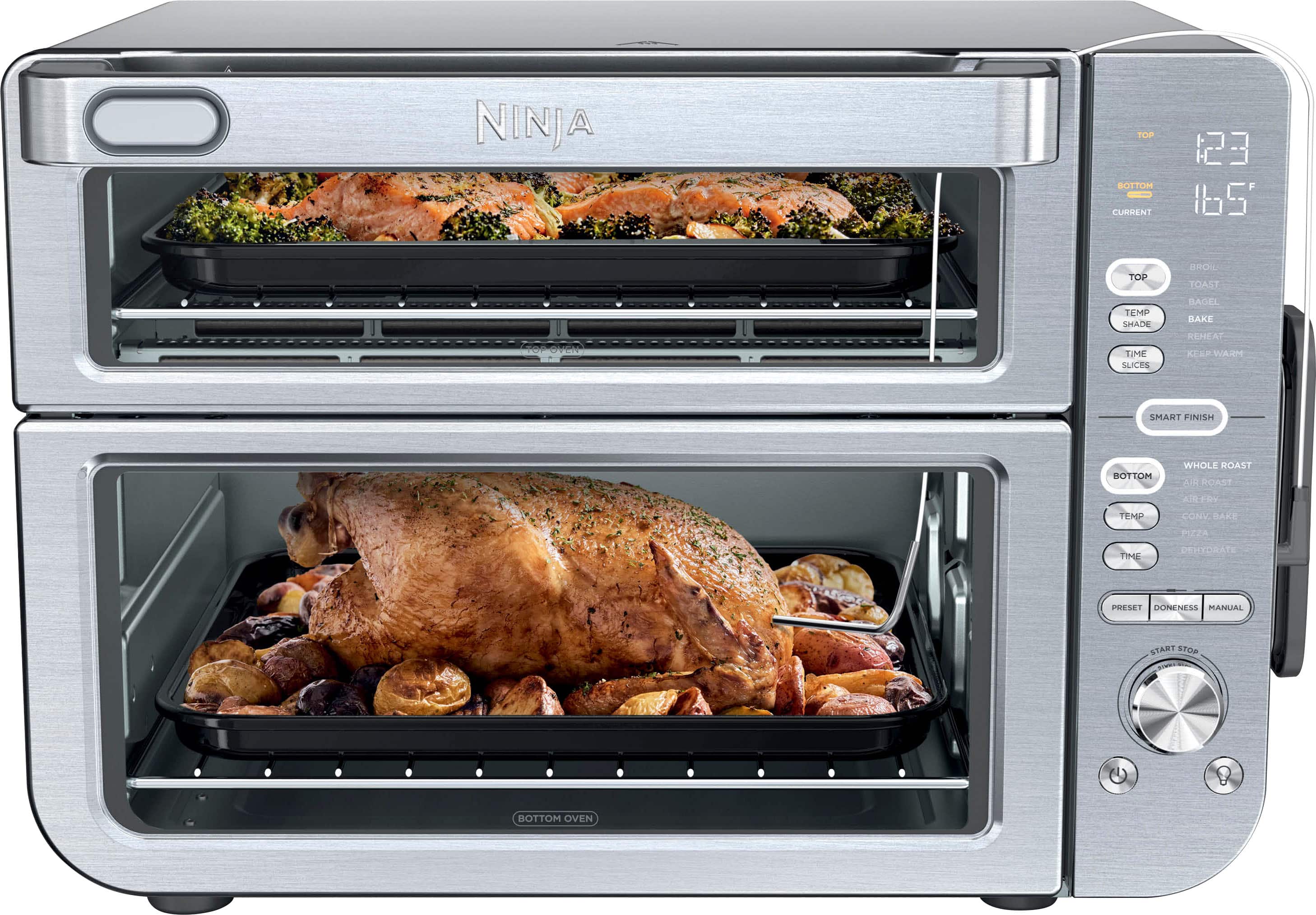 Ninja - Double Stack XL Countertop Oven & Air Fryer with Pro Cook System - Stainless Steel product image