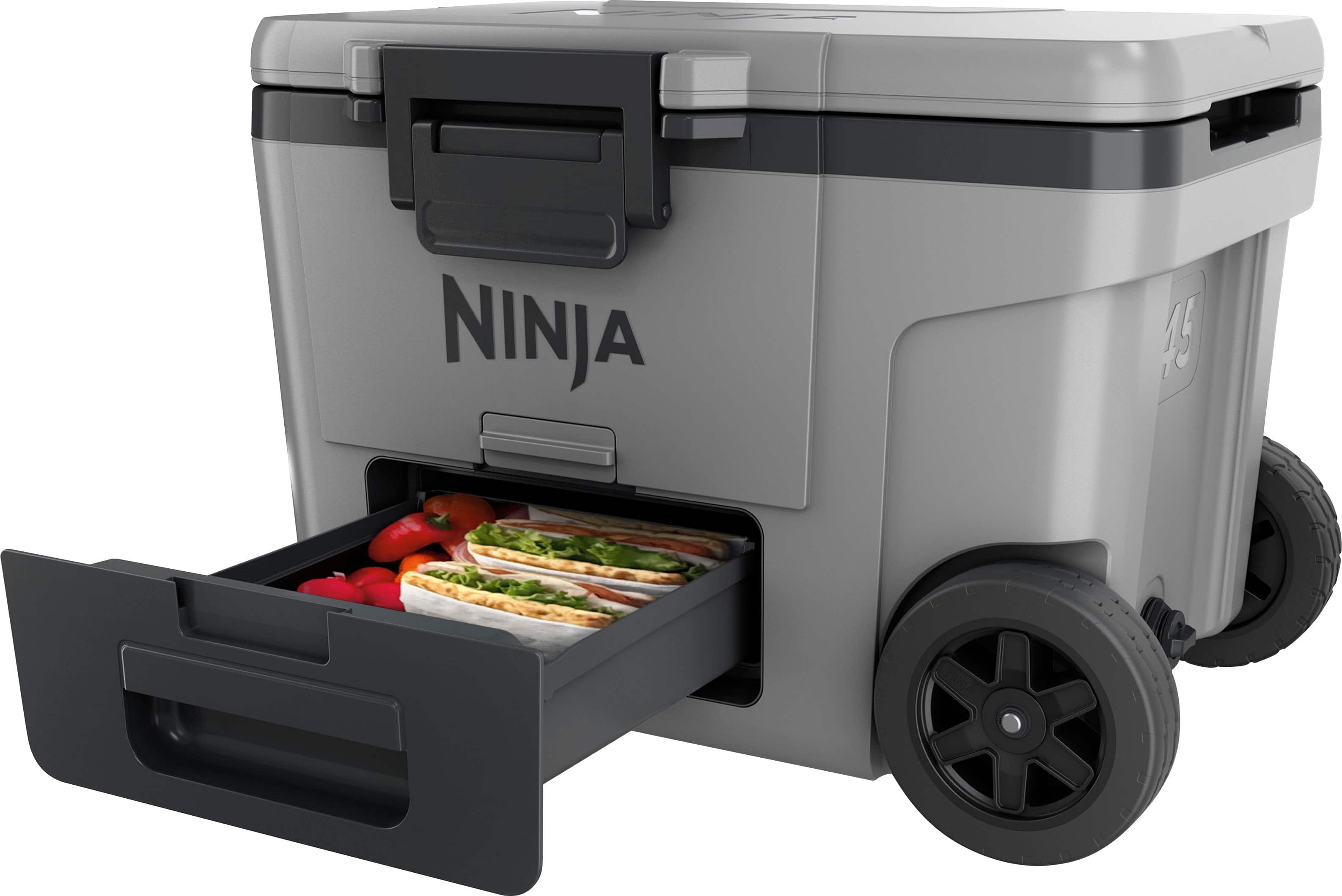 Ninja - FrostVault 45qt Wheeled Cooler with Dry Zone - Slate Gray product image