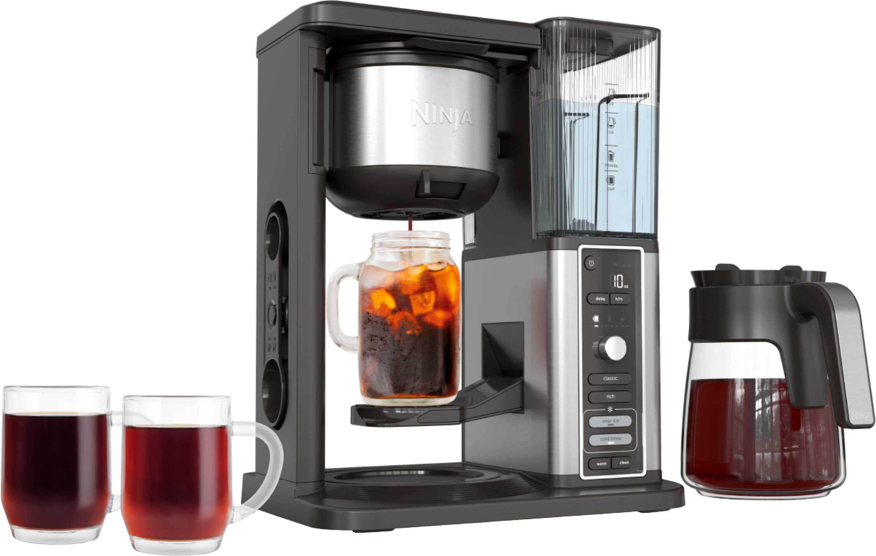 Ninja - Hot & Iced XL Coffee Maker with Rapid Cold Brew 12-cup Drip Coffee Maker & Single Serve Brewing - Black product image